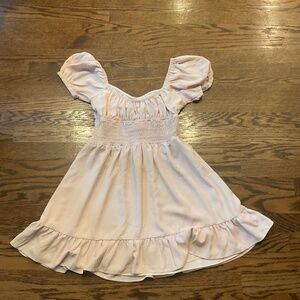 .  Light pink NWT Revolve “More to Come” dress, size S